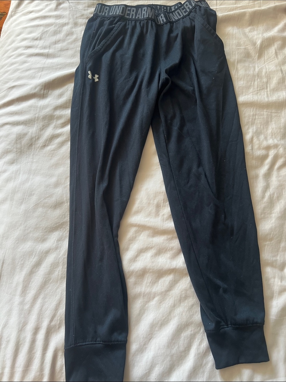 Under Armour Black Performance Joggers with Logo Waistband